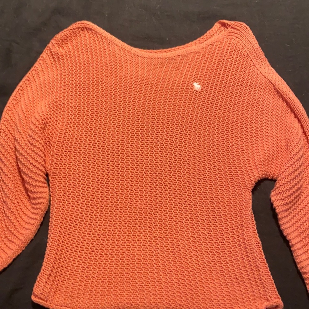 Abercrombie & Fitch peach sweater